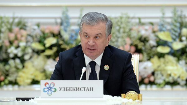 Президент Узбекистана Шавкат Мирзиеев на Второй Консультативной встрече глав государств Центральной Азии в Ташкенте - Sputnik Кыргызстан