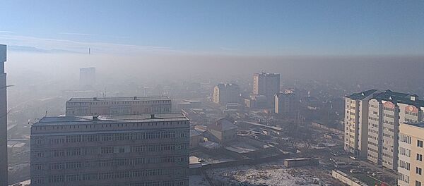 Смог над Бишкеком Смог над Бишкеком - Sputnik Кыргызстан