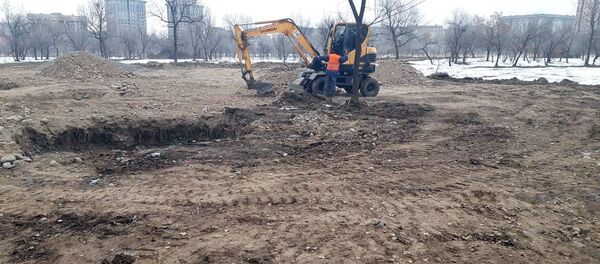 Благоустройство нового парка на Южных воротах - Sputnik Кыргызстан