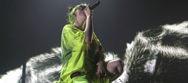 Америкалык 17 жаштагы ырчы Билли Айлиш. Архив - Sputnik Кыргызстан