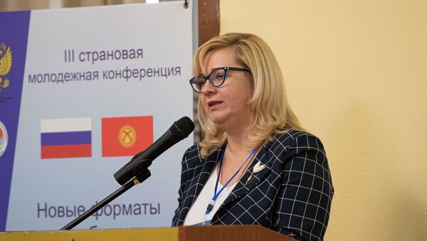 Председатель Координационного совета российских соотечественников в Кыргызстане Ольга Фролова  - Sputnik Кыргызстан