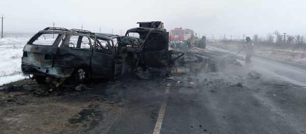 ДТП на трассе Оренбург — Акбулак в Оренбургской области - Sputnik Кыргызстан
