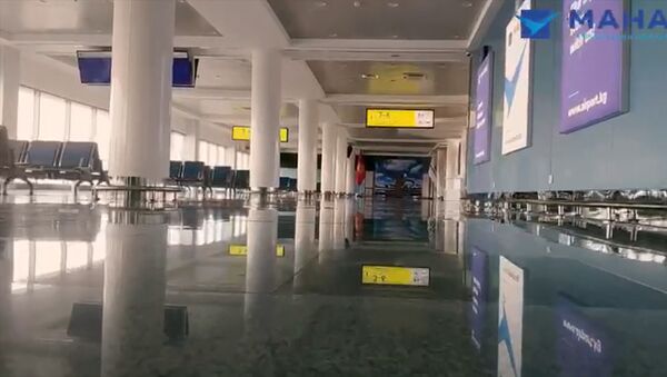 Как выглядит новая стерильная зона аэропорта Манас. Видео - Sputnik Кыргызстан