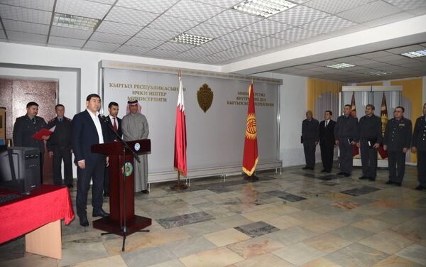 Оборудование передал сегодня посол Абдулла бин Ахмед Аль-Сулайти - Sputnik Кыргызстан