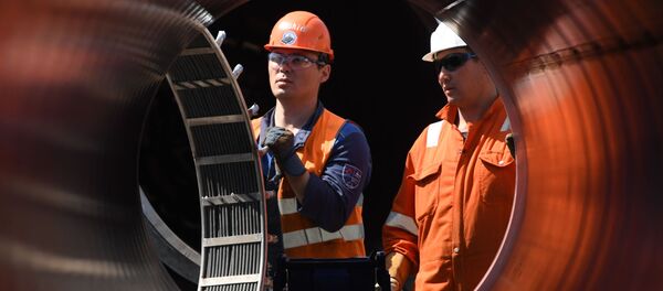 Строительство газопровода Северный поток-2 в Ленинградской области - Sputnik Кыргызстан