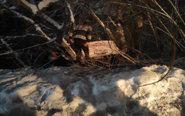 Авария произошла поздно вечером 14 декабря на проспекте Молодой Гвардии - Sputnik Кыргызстан
