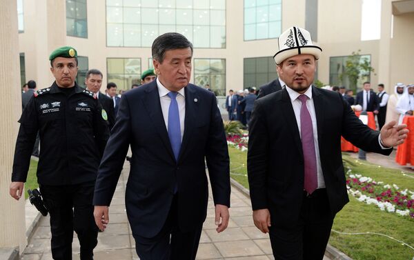 По словам президента, посольство является не только мостом между двумя странами, но и доказательством крепкого партнерства. - Sputnik Кыргызстан