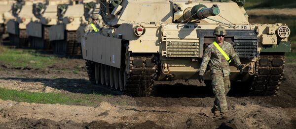 Америкалык Абрамс танктары. Архив - Sputnik Кыргызстан