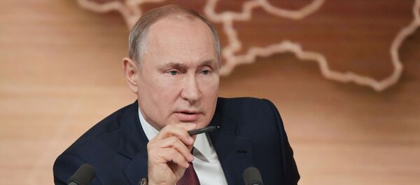 Ежегодная большая пресс-конференция президента РФ В. Путина - Sputnik Кыргызстан