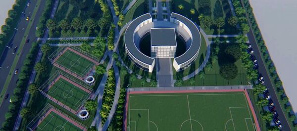 Как может выглядеть большой футбольный центр в Бишкеке. 3D-видео - Sputnik Кыргызстан