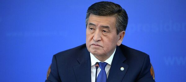 Президент КР Сооронбай Жээнбеков. Архивное фото - Sputnik Кыргызстан