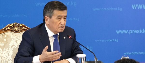 Сделали из Матраимова символ коррупции — Жээнбеков. Видео - Sputnik Кыргызстан