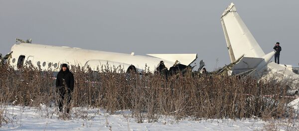 Авиакрушение пассажирского самолета в Алматы  - Sputnik Кыргызстан