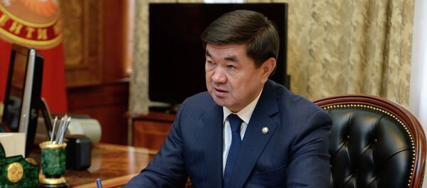Өкмөт башчы Мухаммедкалый Абылгазиев  - Sputnik Кыргызстан