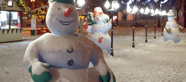 Снеговики. Архивное фото - Sputnik Кыргызстан