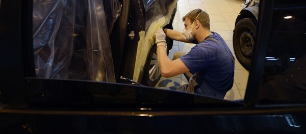 Работа центра кузовного ремонта - Sputnik Кыргызстан