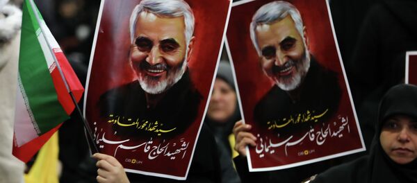 Митинги после убийства иранского генерал-майора Касема Сулеймани - Sputnik Кыргызстан