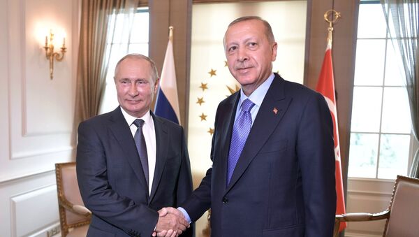 Рабочий визит президента РФ В. Путина в Турцию - Sputnik Кыргызстан