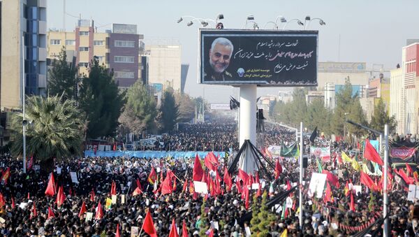 Митинг-реквием после убийства генерала-майора Кассема Солеймани в Иране - Sputnik Кыргызстан