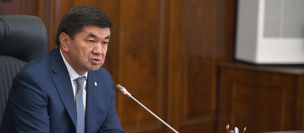 Премьер-министр Мухаммедкалый Абылгазиев. Архив - Sputnik Кыргызстан