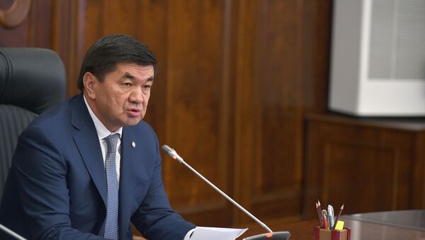 Премьер-министр КР Мухаммедкалый Абылгазиев - Sputnik Кыргызстан