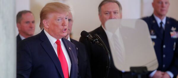 Выступление президента США Дональда Трампа в Белом доме в Вашингтоне - Sputnik Кыргызстан