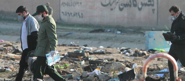 На месте крушения пассажирского лайнера Украины Boeing 737-800 - Sputnik Кыргызстан