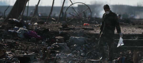 На месте крушения пассажирского лайнера Украины Boeing 737-800 - Sputnik Кыргызстан