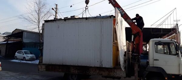 Снос незаконных объектов в Бишкеке - Sputnik Кыргызстан