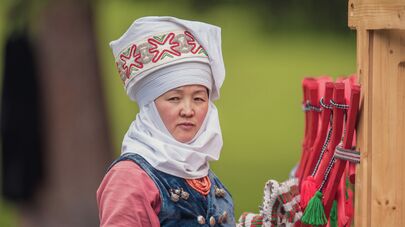 Руководитель проекта "Кийиз дүйнө — көчмөн руху" Айдай Асангулова 