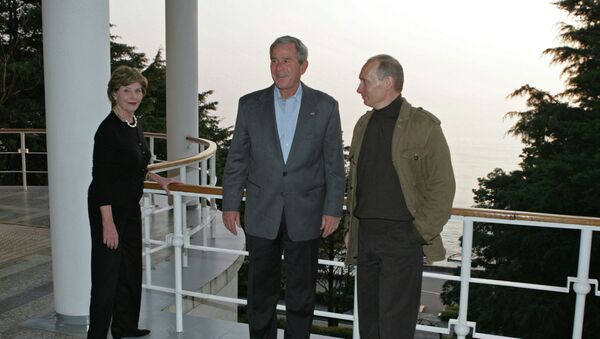 Визит президента США Джорджа Буша в Россию - Sputnik Кыргызстан