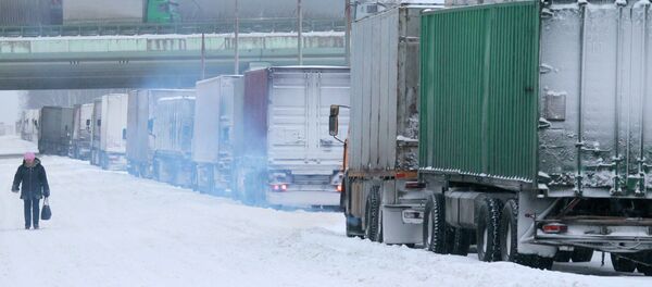 Снегопад в Москве - Sputnik Кыргызстан