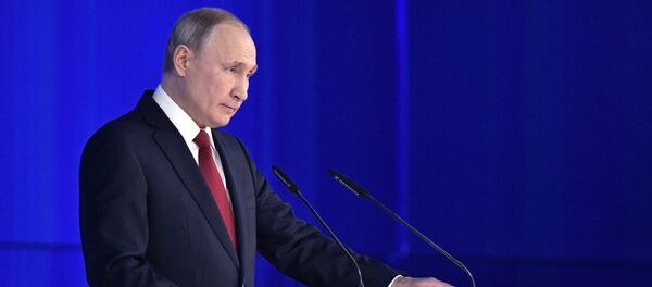 Ежегодное послание президента РФ В. Путина Федеральному Собранию - Sputnik Кыргызстан
