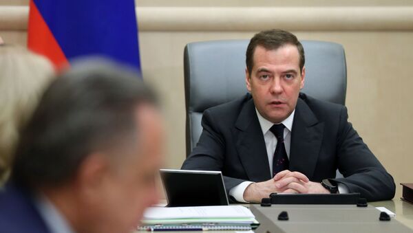 Премьер-министр РФ Д. Медведев провел совещание с вице-премьерами РФ - Sputnik Кыргызстан