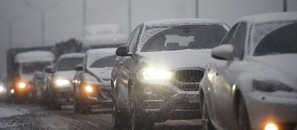 Автомобильные пробки на Новорижском шоссе - Sputnik Кыргызстан