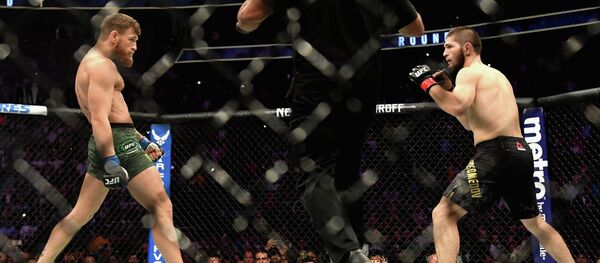 Турнир UFC 229 в Лас-Вегасе. Хабиб Нурмагомедов — Конор Макгрегор - Sputnik Кыргызстан