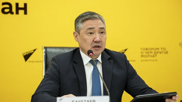 Первый вице-мэр Бишкека по экономической и финансовой политике Алмаз Бакетаев - Sputnik Кыргызстан