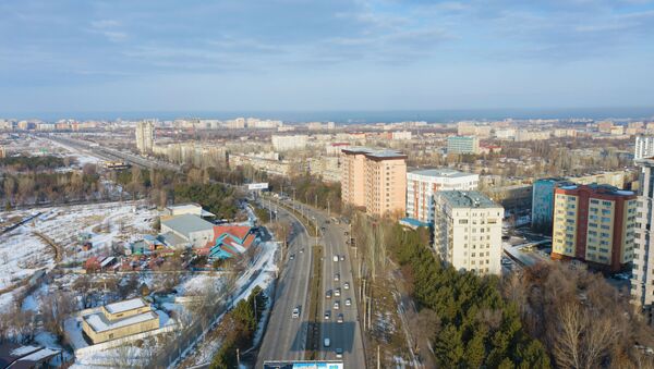 Вид улицы Южная магистраль в Бишкеке с дрона - Sputnik Кыргызстан