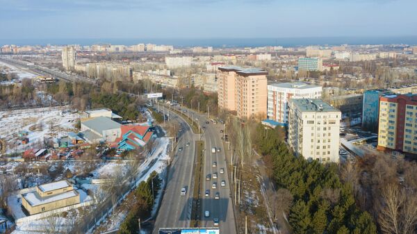 Вид улицы Южная магистраль в Бишкеке с дрона - Sputnik Кыргызстан