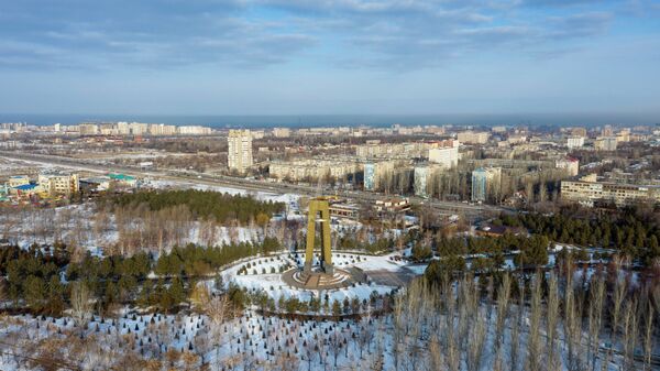 Вид на парк имени Дайыра Асанова в Бишкеке. Архивное фото - Sputnik Кыргызстан