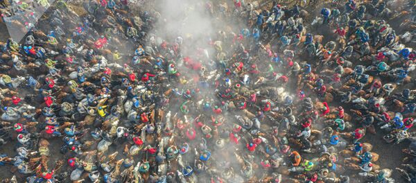 Состоязание по игре аламан улак в селе Савай Кара-Суйского района - Sputnik Кыргызстан