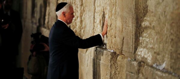 Визит вице-президента США Майка Пенса Иерусалима - Sputnik Кыргызстан
