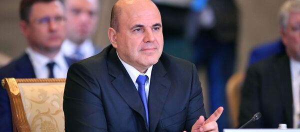 Председатель правительства РФ Михаил Мишустин на заседании Евразийского межправительственного совета в Алматы - Sputnik Кыргызстан