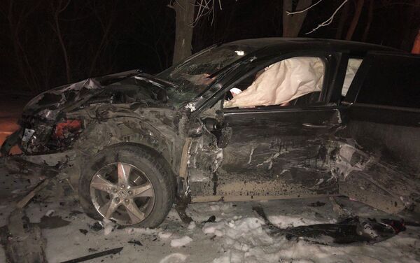 Авария произошла сегодня, 1 февраля, примерно в 19:15 - Sputnik Кыргызстан