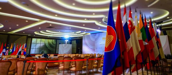 Флаги стран АСЕАН. Архивное фото - Sputnik Кыргызстан