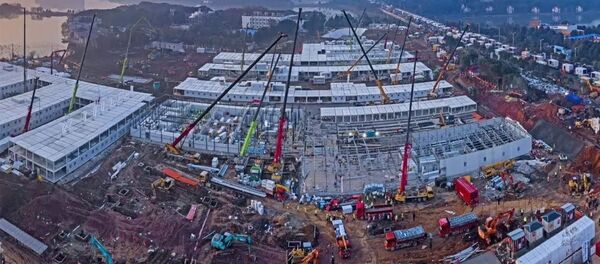 Как выглядит китайская больница, построенная за 10 дней, — видео - Sputnik Кыргызстан