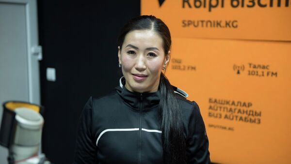 Алыш күрөшү боюнча дүйнө чемпиону Мээрим Момунова - Sputnik Кыргызстан