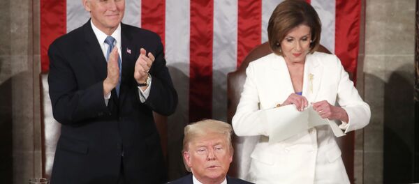 Выступление президента США Дональда Трампа в палате представителей в Вашингтоне - Sputnik Кыргызстан