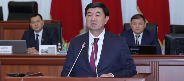 Премьер-министр КР Мухаммедкалый Абылгазиев - Sputnik Кыргызстан
