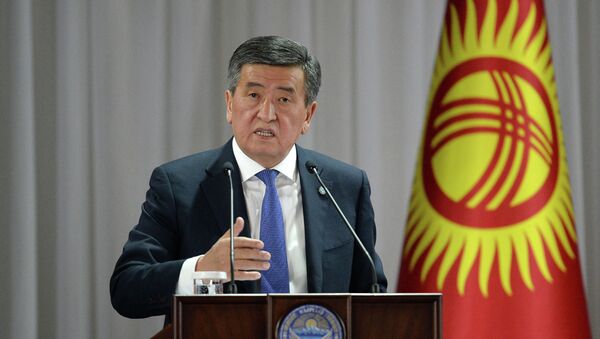 Кыргыз Республикасынын президенти Сооронбай Жээнбеков. Архив - Sputnik Кыргызстан